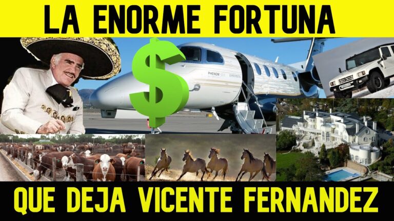 Patrimonio Actualizado: ¿Cuánto Dinero Acumuló Vicente Fernández en su Carrera?