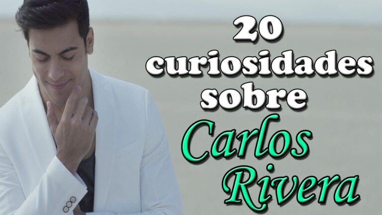 Altura de Carlos Rivera: Descubre cuánto mide el cantante realmente