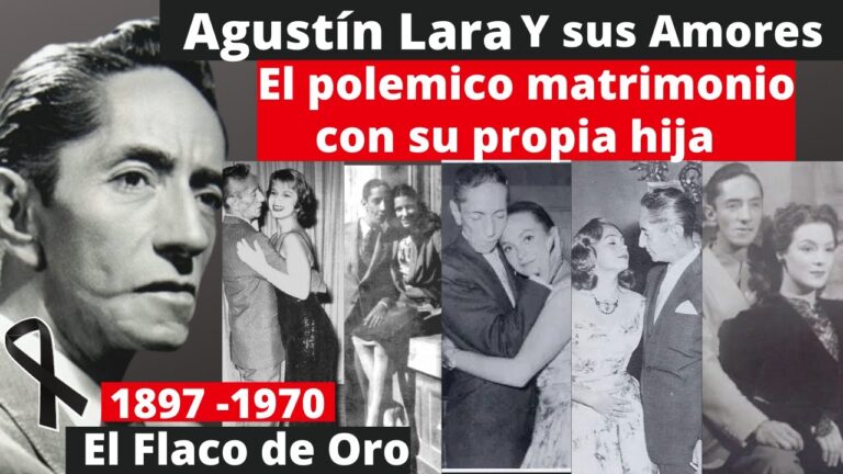 Descubre quién es la pareja de Agustín Lara: Historia de amor y musa inspiradora