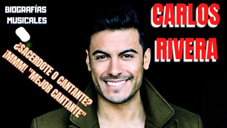 Conoce la edad actual de Carlos Rivera: Descubre cuántos años tiene el cantante mexicano